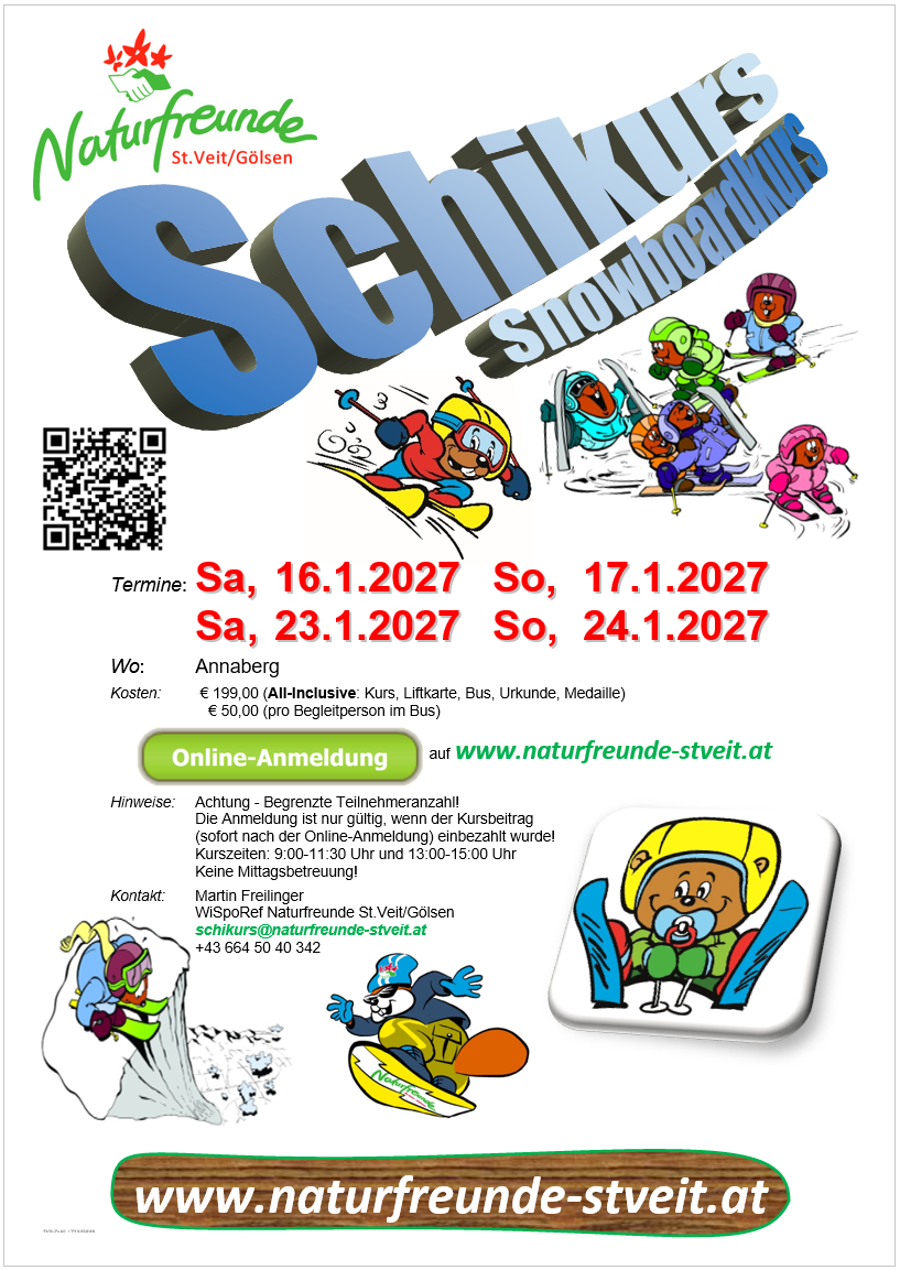 Download Ausschreibung Schikurs/Snowboardkurs 2027
